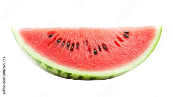 Fototapeta watermelon slice on transparent background