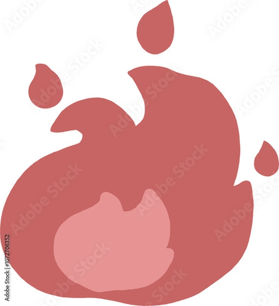 Fototapeta 불 아이콘