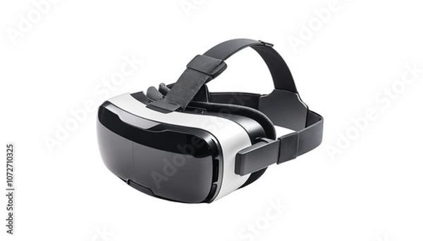 Obraz virtual reality headsets, VR Glass isolated on a transparent or white background