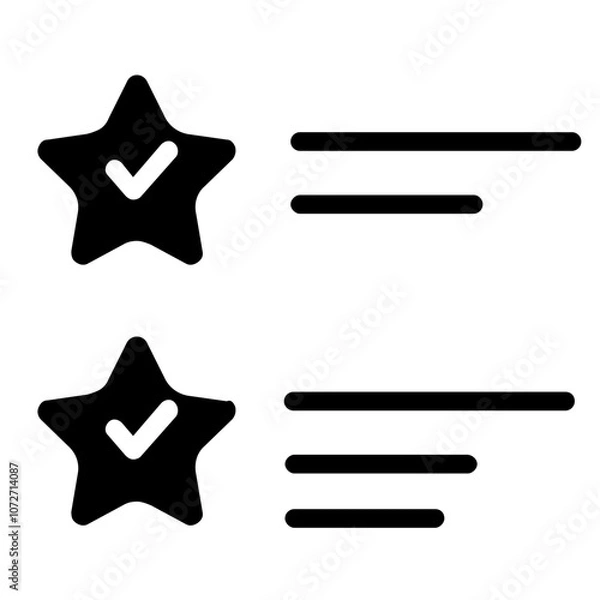 Fototapeta List Solid Icon