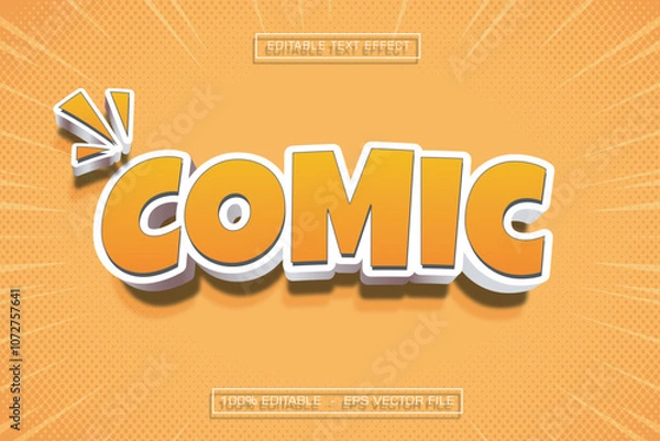 Fototapeta Comic Editable Text Effect