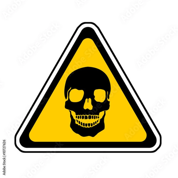Obraz Death Warning Sign