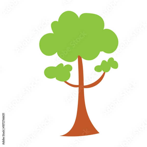 Fototapeta tree with leaves