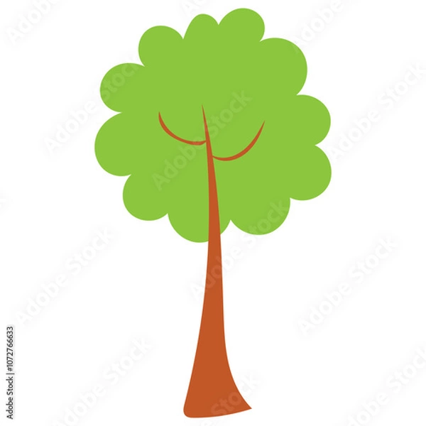 Obraz tree with leaves deco