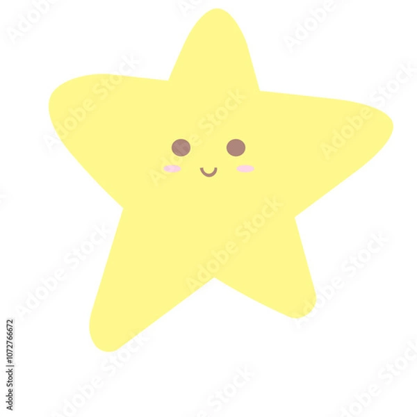 Obraz yellow star