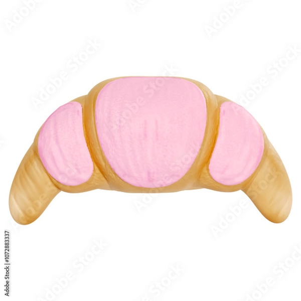 Obraz 3D Concha Bread Mexican Sweet Pastry Design