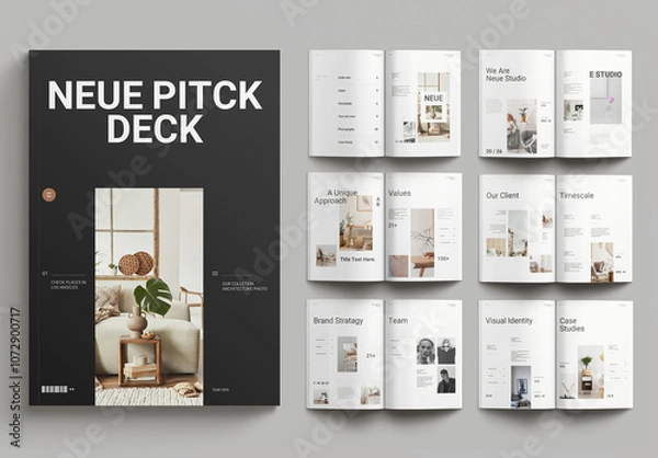 Fototapeta Pitch Deck Template
