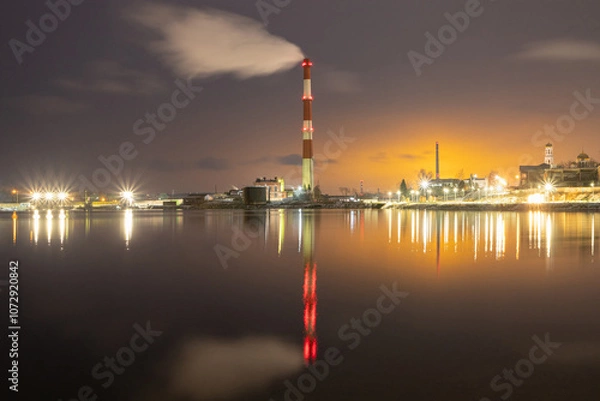 Obraz view of the city at night