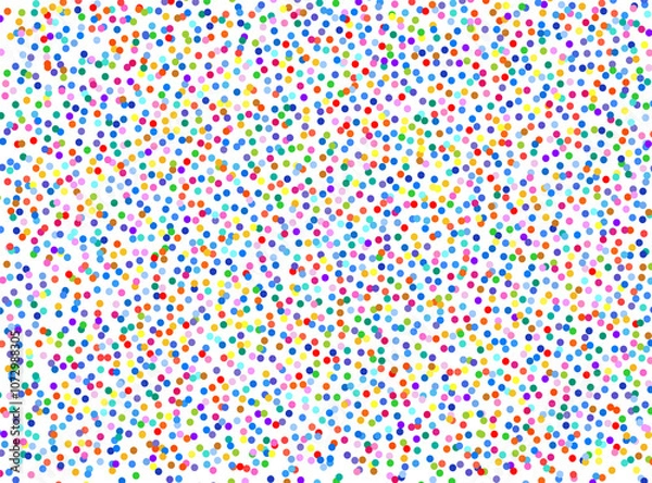 Fototapeta Festive background of colorful PDF transparent background confetti