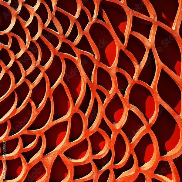 Fototapeta pattern 3D fishscale