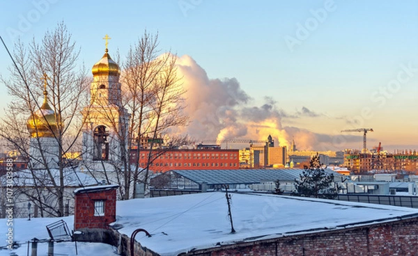 Obraz View of the city of Moscow from their windows