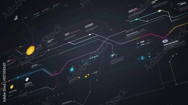 Obraz Timeline Infographics Design