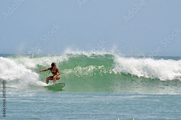 Fototapeta surfer girl
