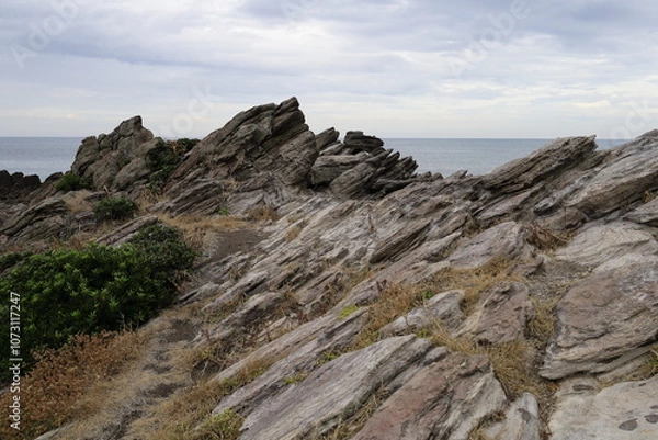 Fototapeta 槍先のような岩群