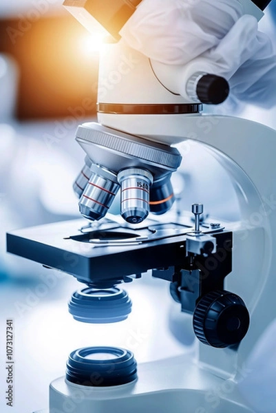 Fototapeta Scientist in a lab