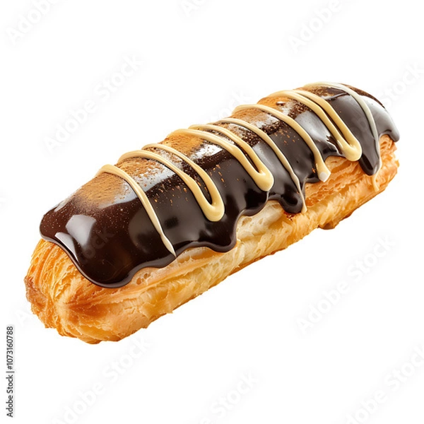Fototapeta Eclair Isolated on Transparent Background