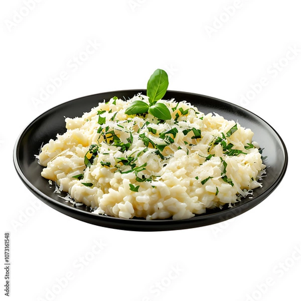 Fototapeta Risotto Isolated on Transparent Background