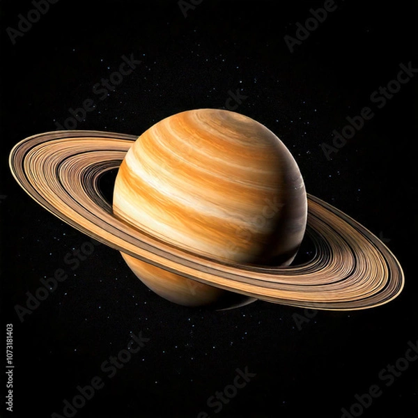 Fototapeta planet saturn in space concept