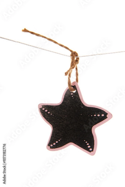 Fototapeta Little blackboard starhanging