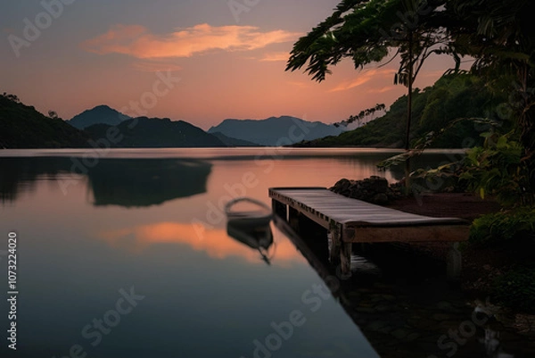 Obraz serene scene - 14