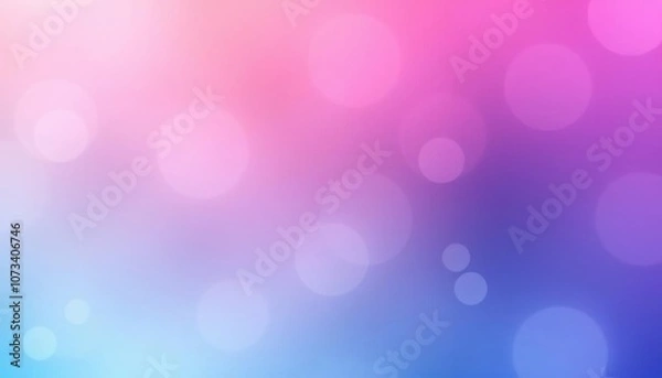 Fototapeta a close up of a blurry background with a blue and pink color