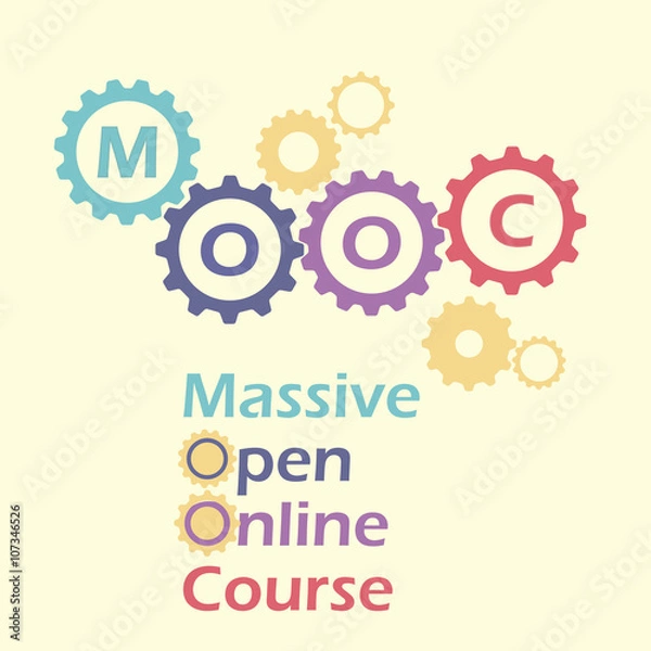Fototapeta MOOC in gears and cogs