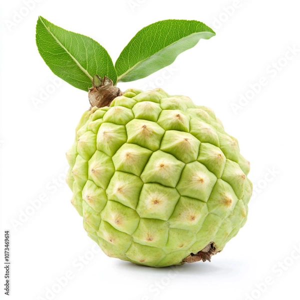 Obraz green apple isolated on white background