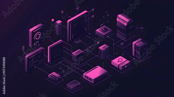 Fototapeta Web3 Technologies – Building a Decentralized Internet with Blockchain for Enhanced Security and Transparency
