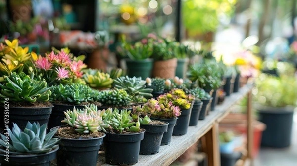 Fototapeta Local Flora: Decorate with native plants to highlight local biodiversity.