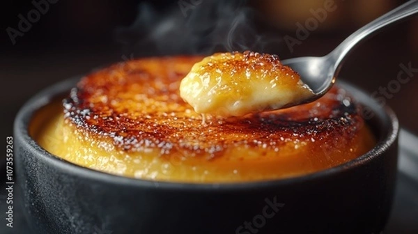 Obraz Closeup of a Delicious Creme Brulee
