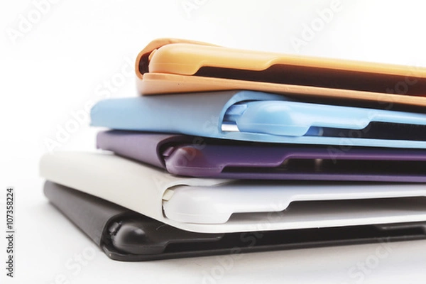 Fototapeta Case for tablet. white background