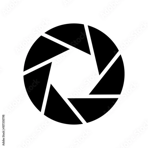 Obraz Camera shutter icon