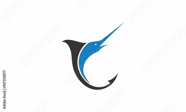 Obraz wektor rybacki marlin