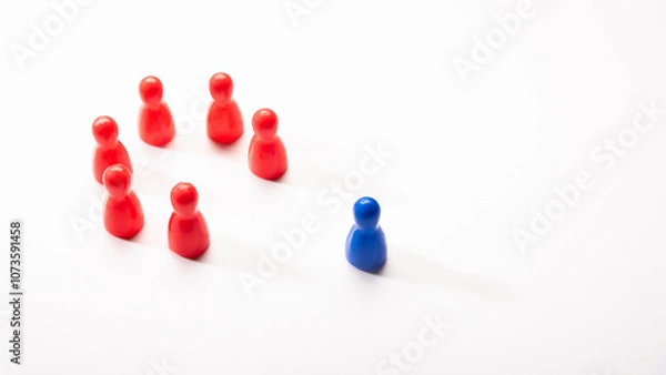 Obraz outstanding blue in seven team