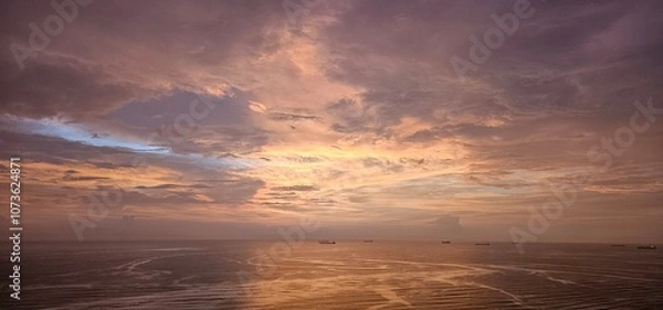 Obraz sunset over the sea