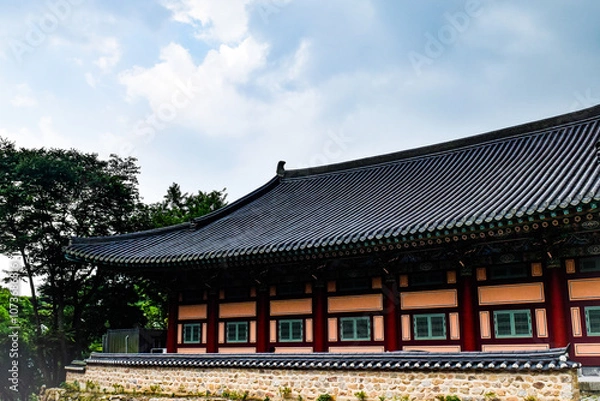 Obraz 韓国・釜山、梵魚寺を散策する