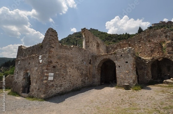 Fototapeta Mystras - the capital of the Byzantine Despotate of the Morea