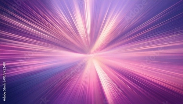Fototapeta Abstract background with pink and purple lines radiating out from the center.