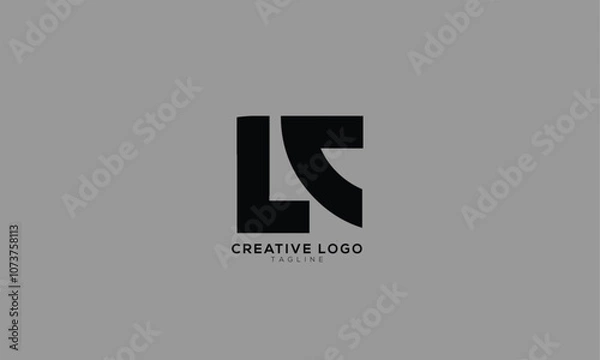 Obraz LC Abstract initial monogram letter alphabet logo design
