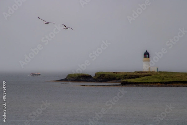 Fototapeta lighthouse on the coast
