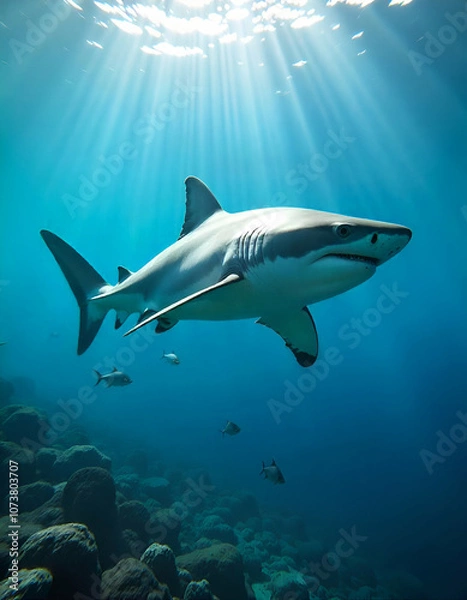 Obraz shark in the sea