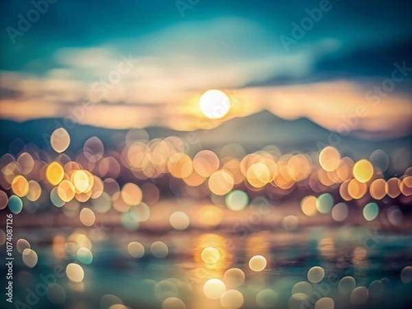 Fototapeta Elegant Abstract Texture with Muted Tones in Tilt-Shift Photography Style for a Dreamy and Contemporary Aesthetic