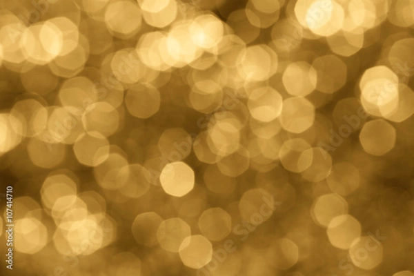 Obraz gold bokeh abstract background wallpaper