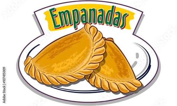 Fototapeta Empanadas vector