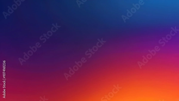 Obraz Blue and Orange Background, Gradient Abstract Background, Full color abstract background