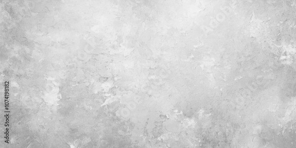 Fototapeta Grunge texture effect. Distressed overlay rough textured on dark space. Old aged damaged cracked grunge black anthracite gray dark concrete cement plaster facade wall texture background banner long 
