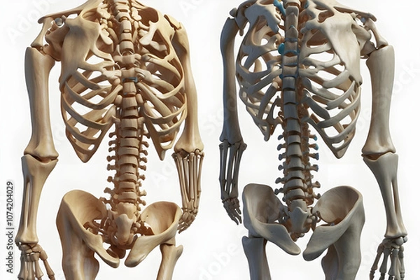 Fototapeta Exploring the Human Skeleton: Structure and Function