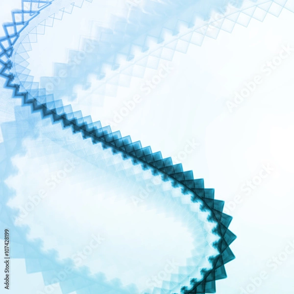 Fototapeta Abstract blue vector background