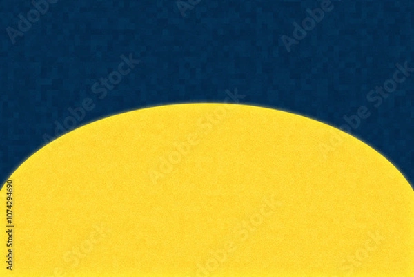 Fototapeta Copy space and checkered background inspired by Asian culture and the Mid-Autumn Moon

