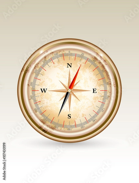Obraz Vintage Compass Rose